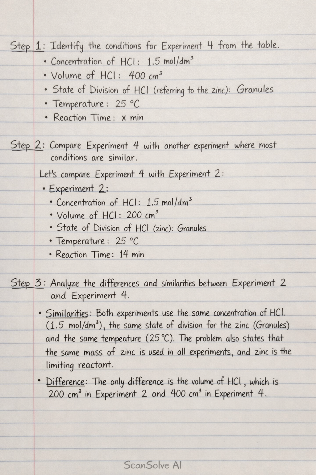 Handwritten step-by-step solution preview