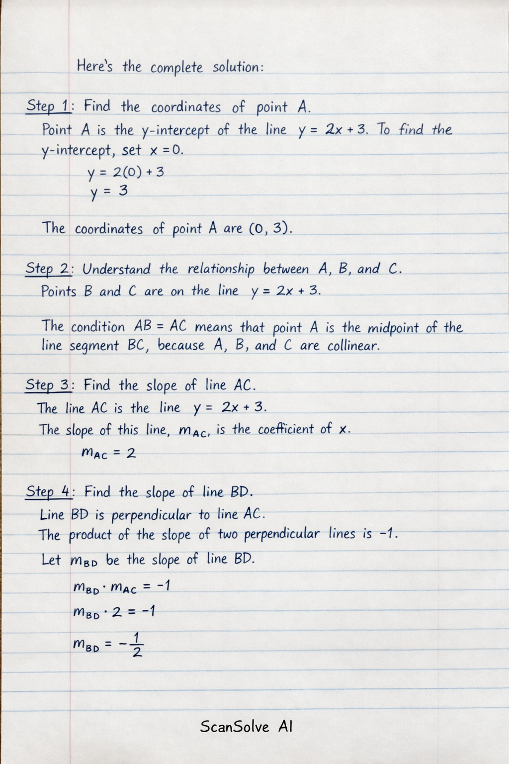 Handwritten step-by-step solution preview