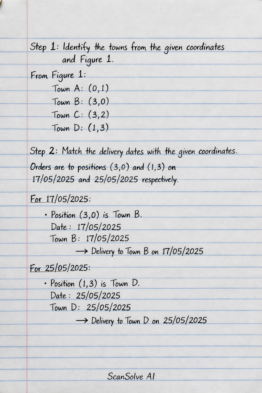 Handwritten step-by-step solution preview