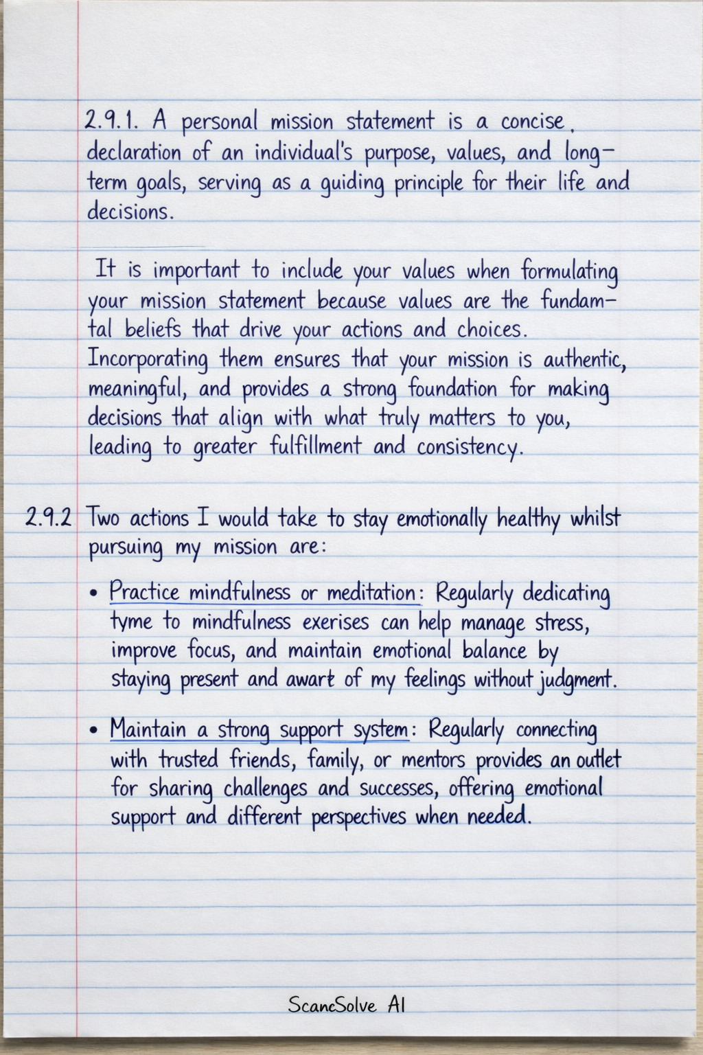 Handwritten step-by-step solution preview