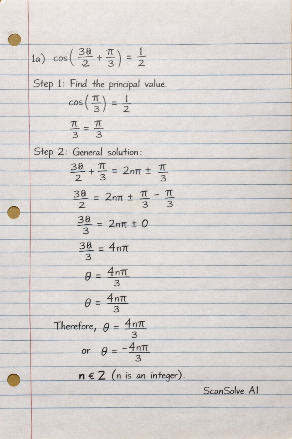 Handwritten step-by-step solution preview