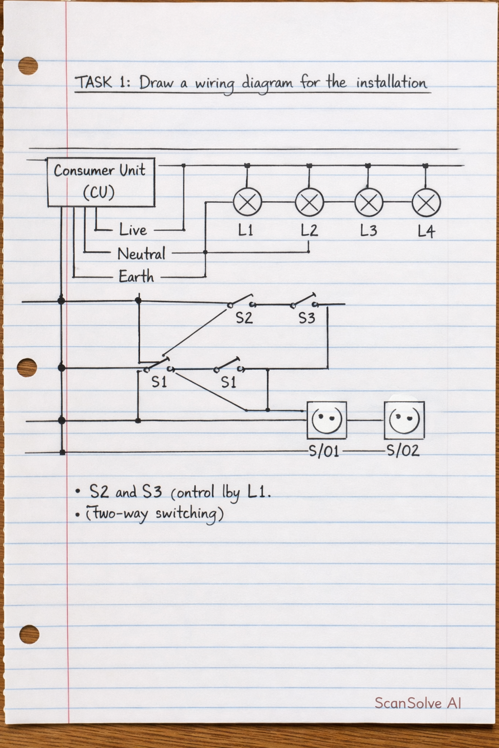 Handwritten step-by-step solution preview