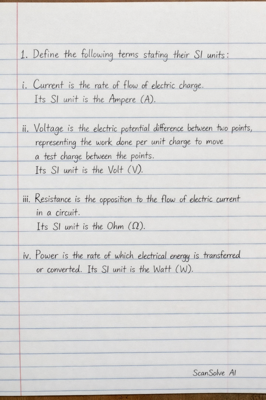 Handwritten step-by-step solution preview
