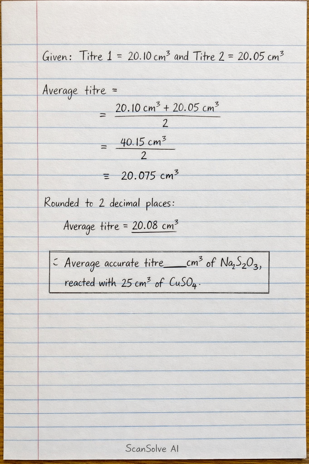 Handwritten step-by-step solution preview