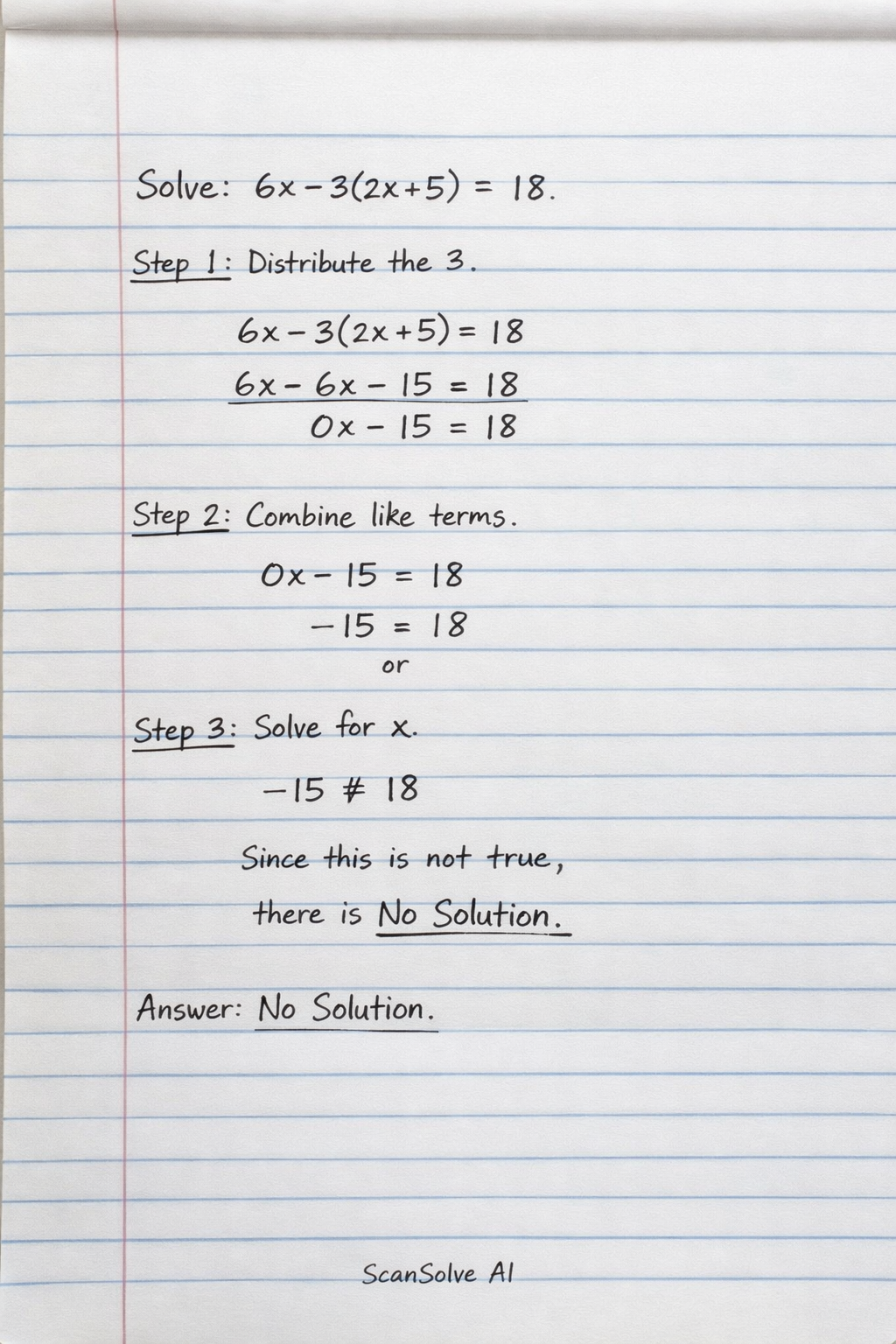Handwritten step-by-step solution preview