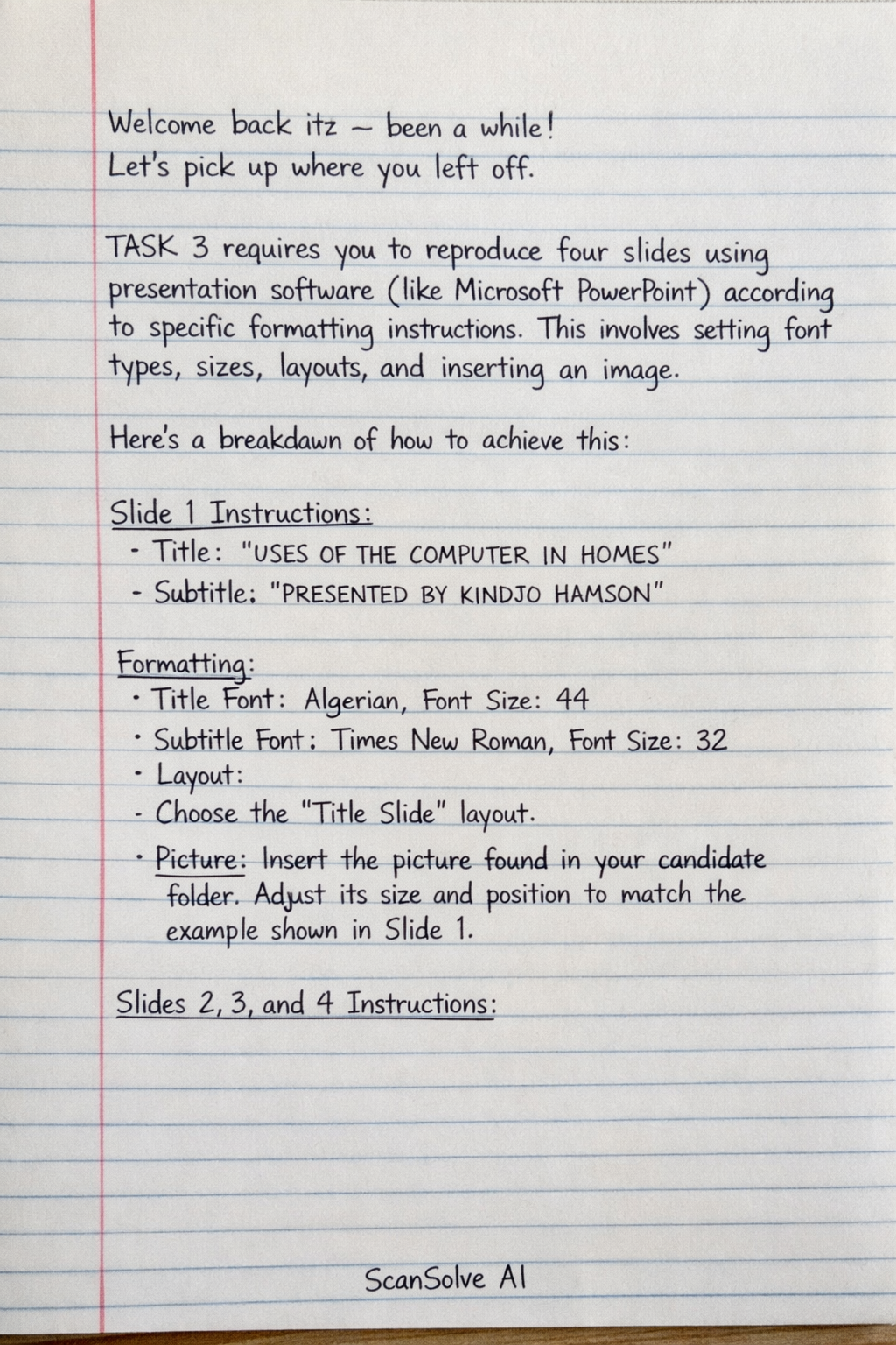 Handwritten step-by-step solution preview