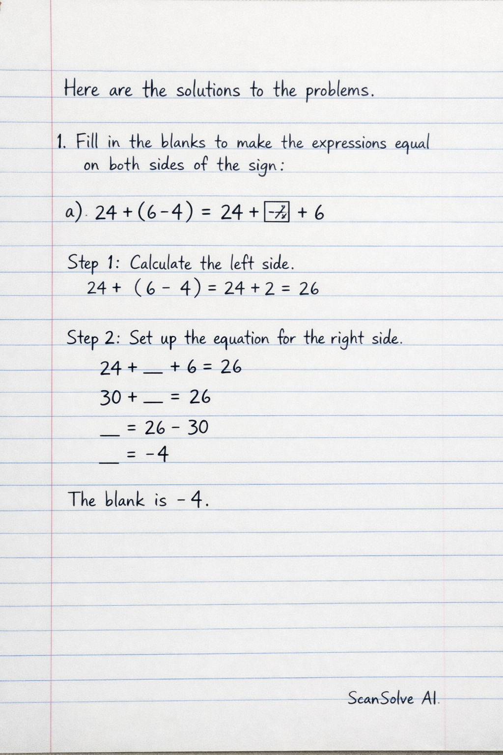 Handwritten step-by-step solution preview