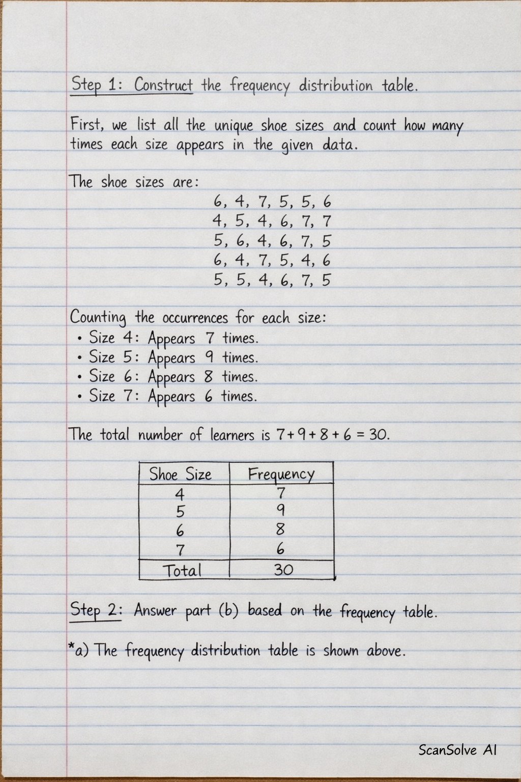 Handwritten step-by-step solution preview