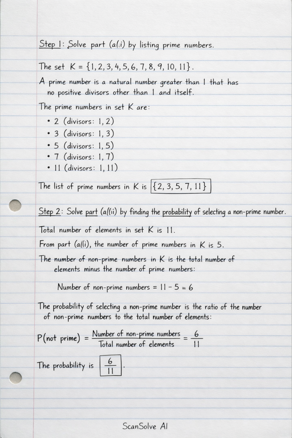 Handwritten step-by-step solution preview