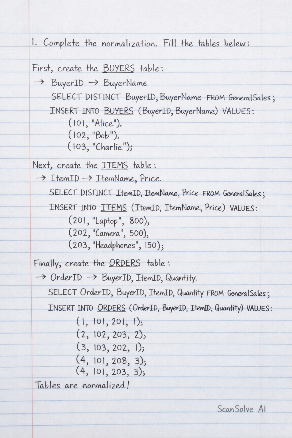 Handwritten step-by-step solution preview