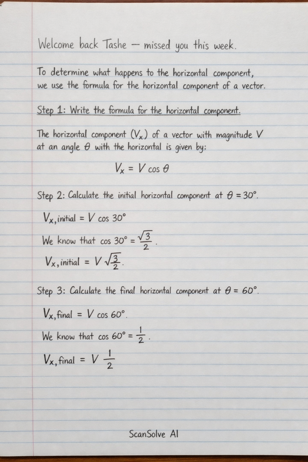 Handwritten step-by-step solution preview