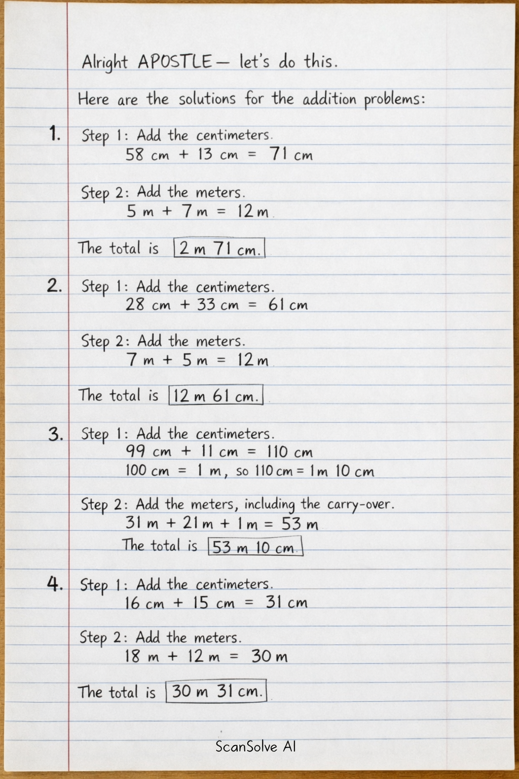 Handwritten step-by-step solution preview