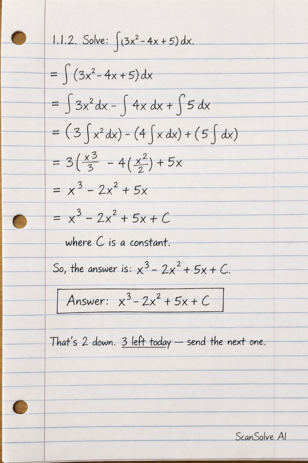 Handwritten step-by-step solution preview