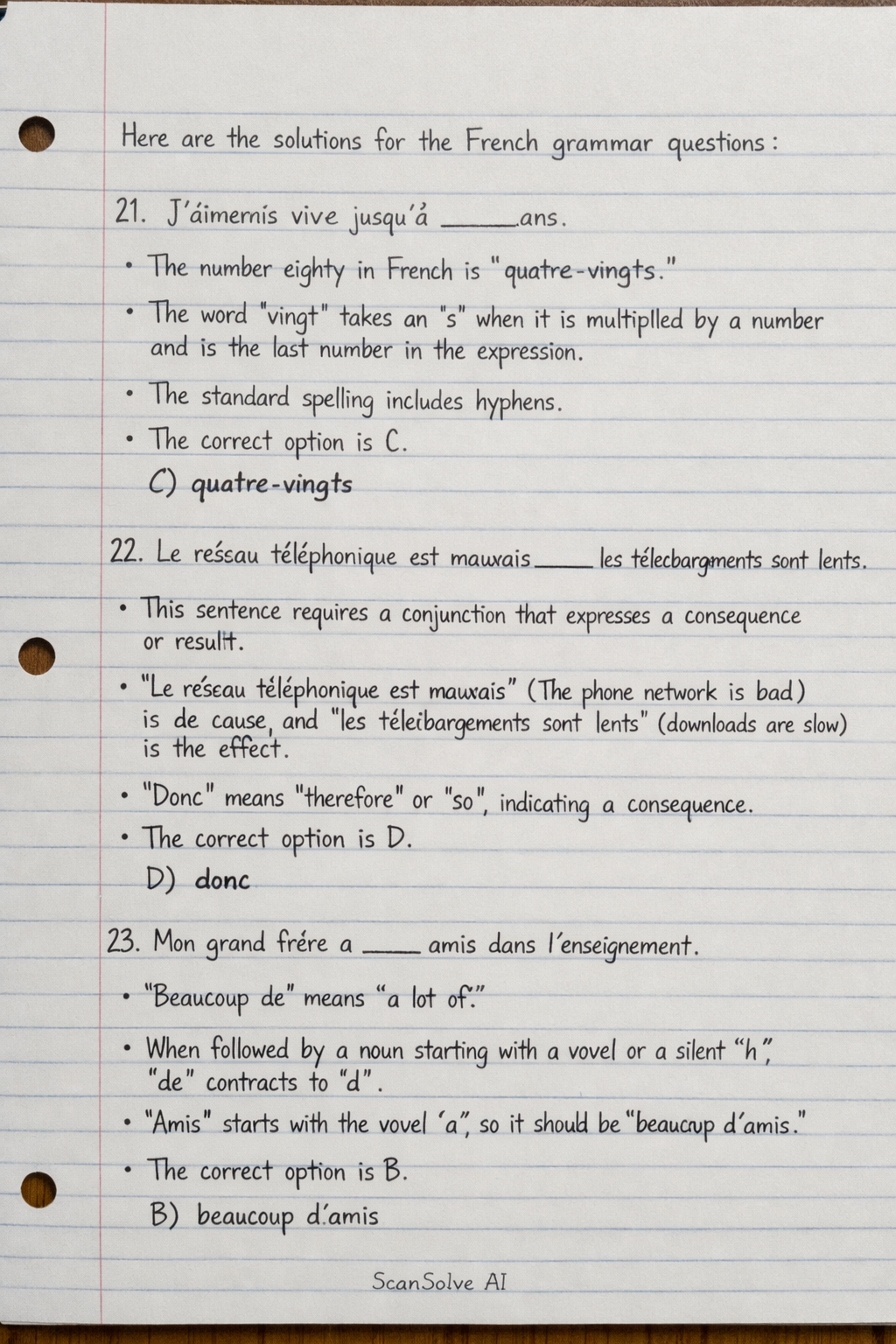 Handwritten step-by-step solution preview