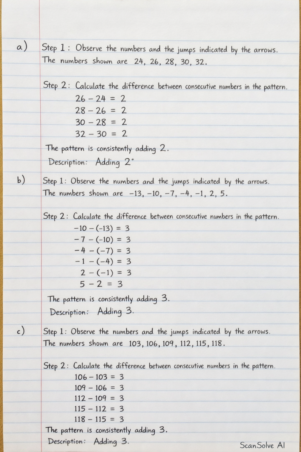 Handwritten step-by-step solution preview