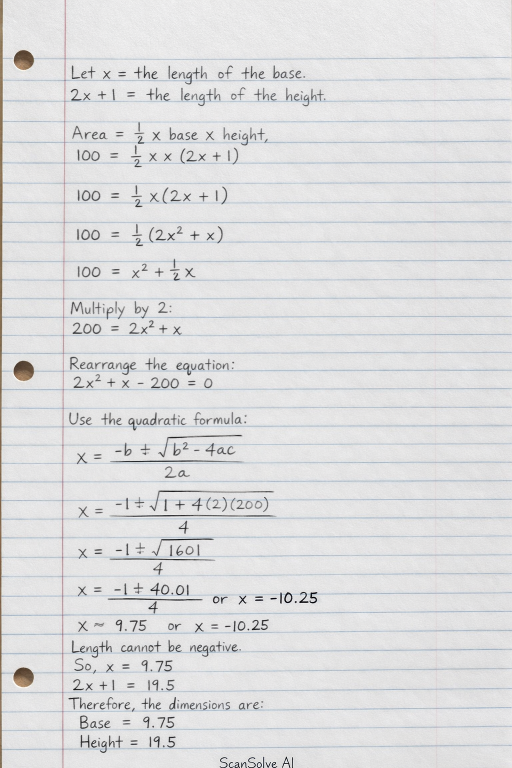 Handwritten step-by-step solution preview