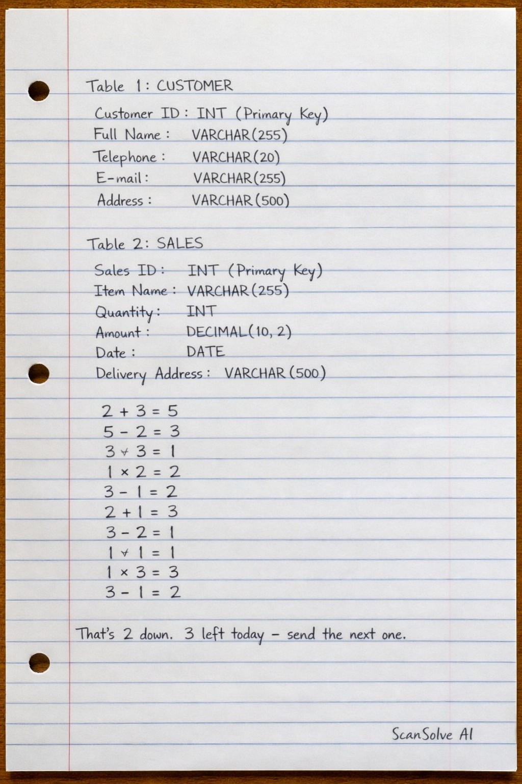 Handwritten step-by-step solution preview