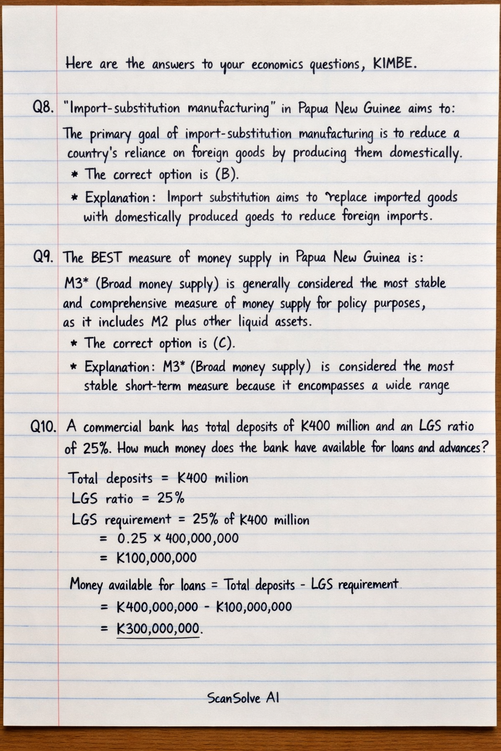 Handwritten step-by-step solution preview