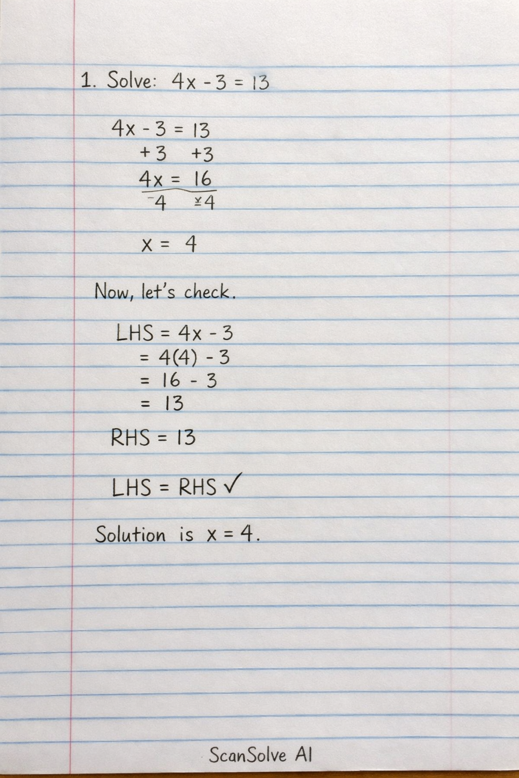 Handwritten step-by-step solution preview