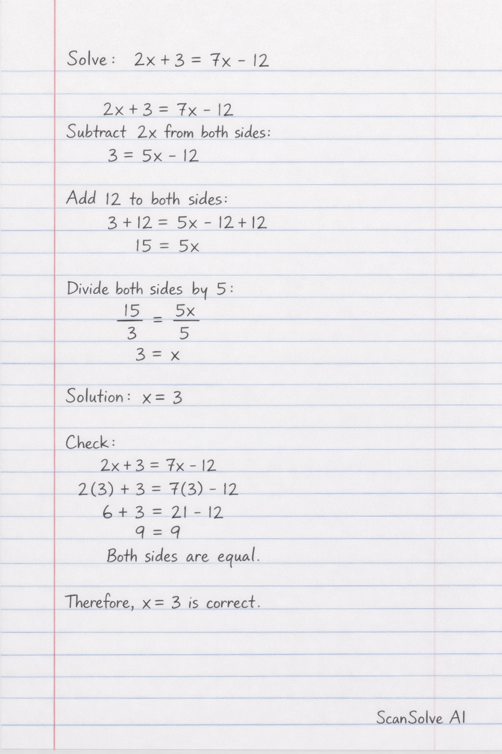 Handwritten step-by-step solution preview