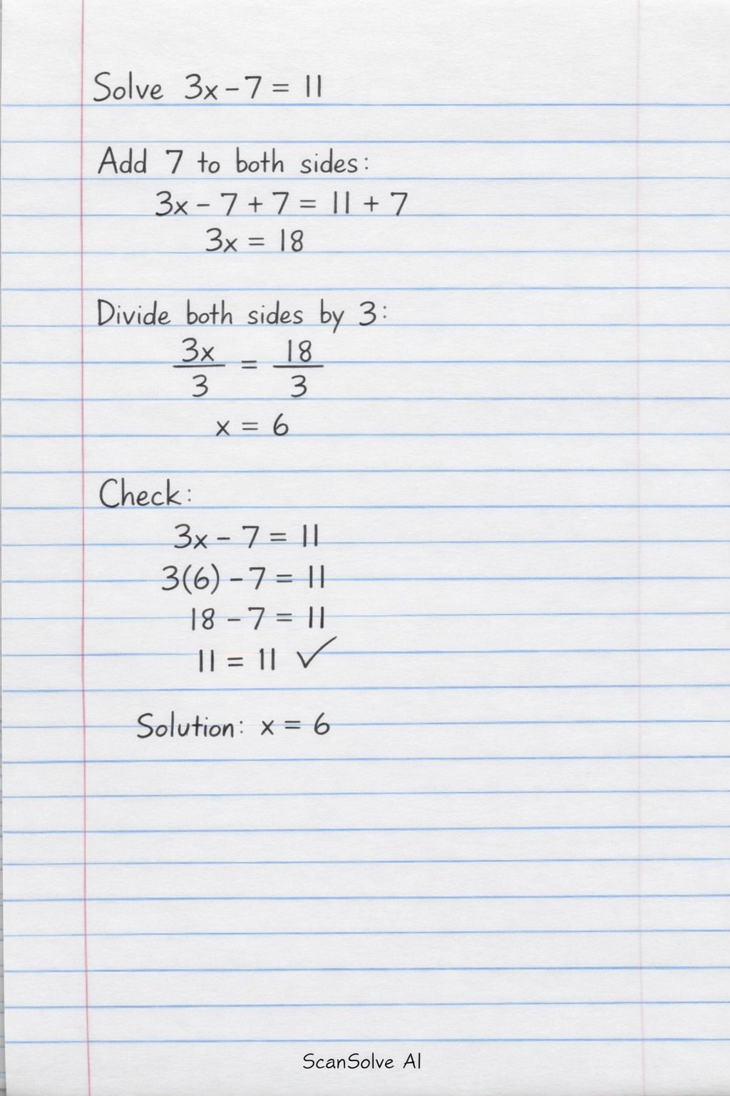 Handwritten step-by-step solution preview