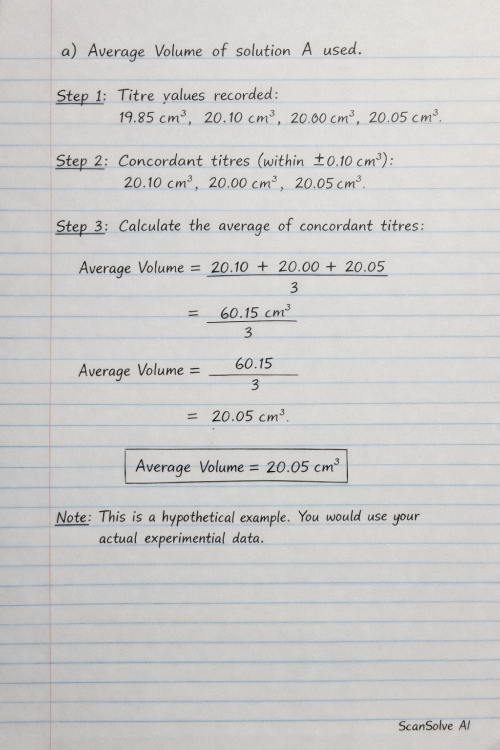 Handwritten step-by-step solution preview