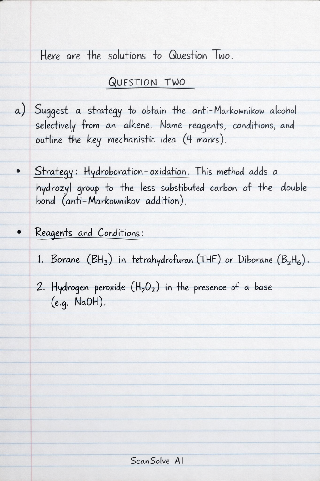 Handwritten step-by-step solution preview