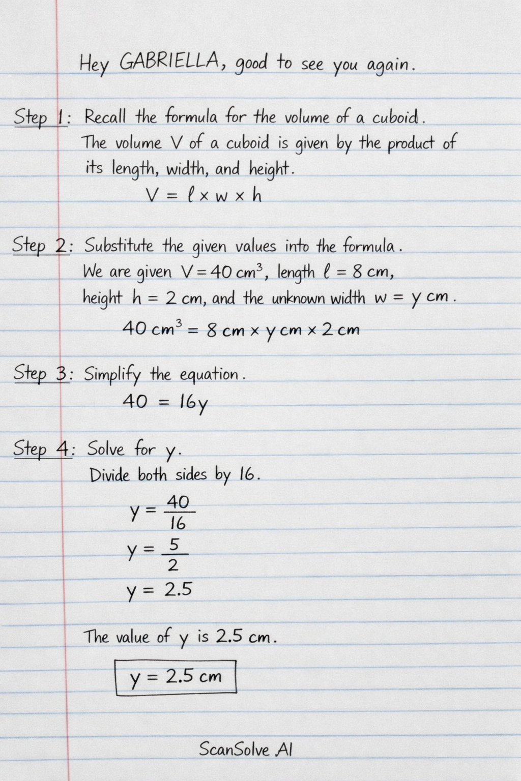 Handwritten step-by-step solution preview