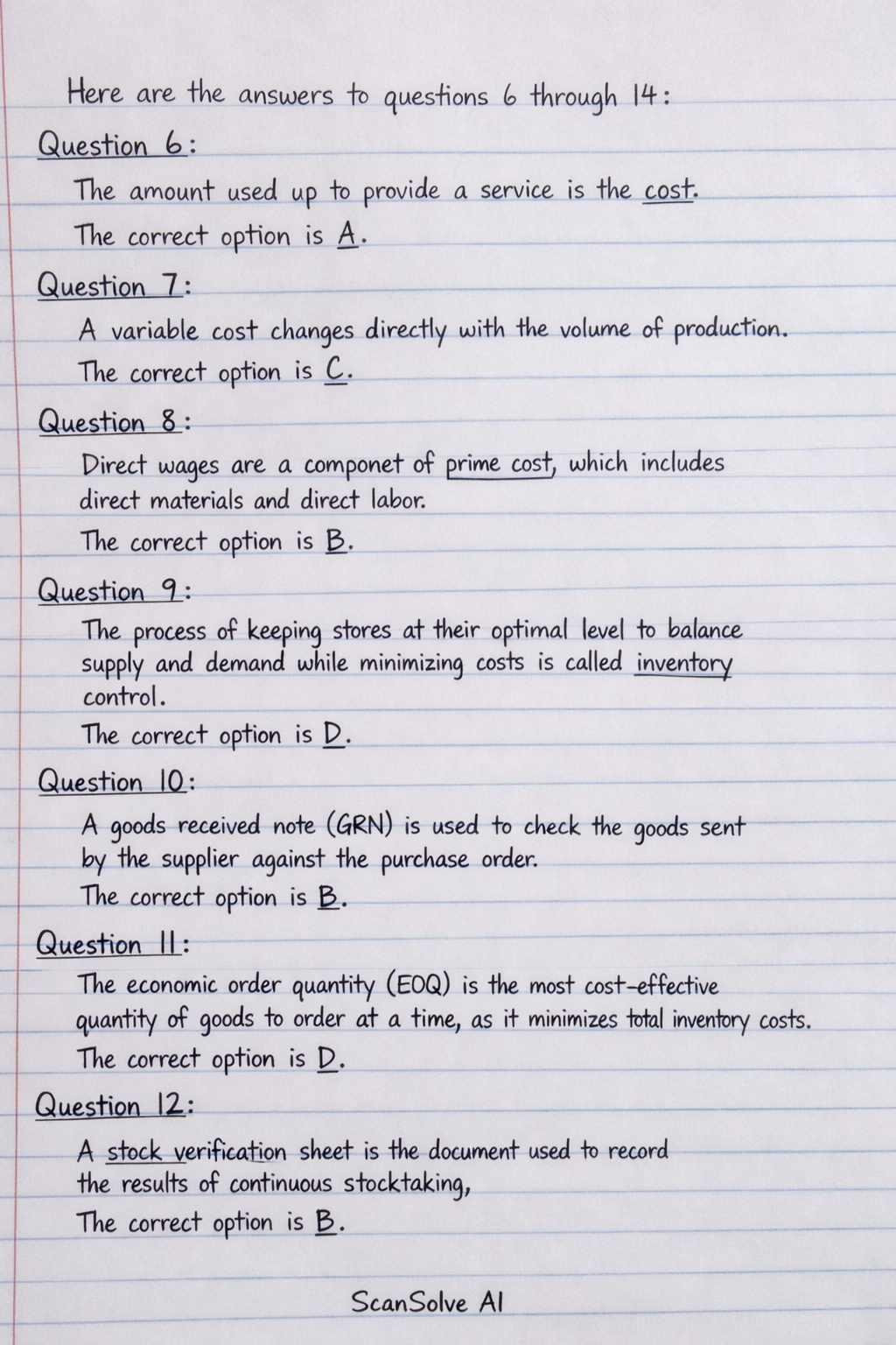 Handwritten step-by-step solution preview
