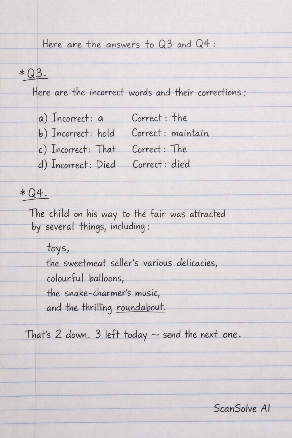 Handwritten step-by-step solution preview