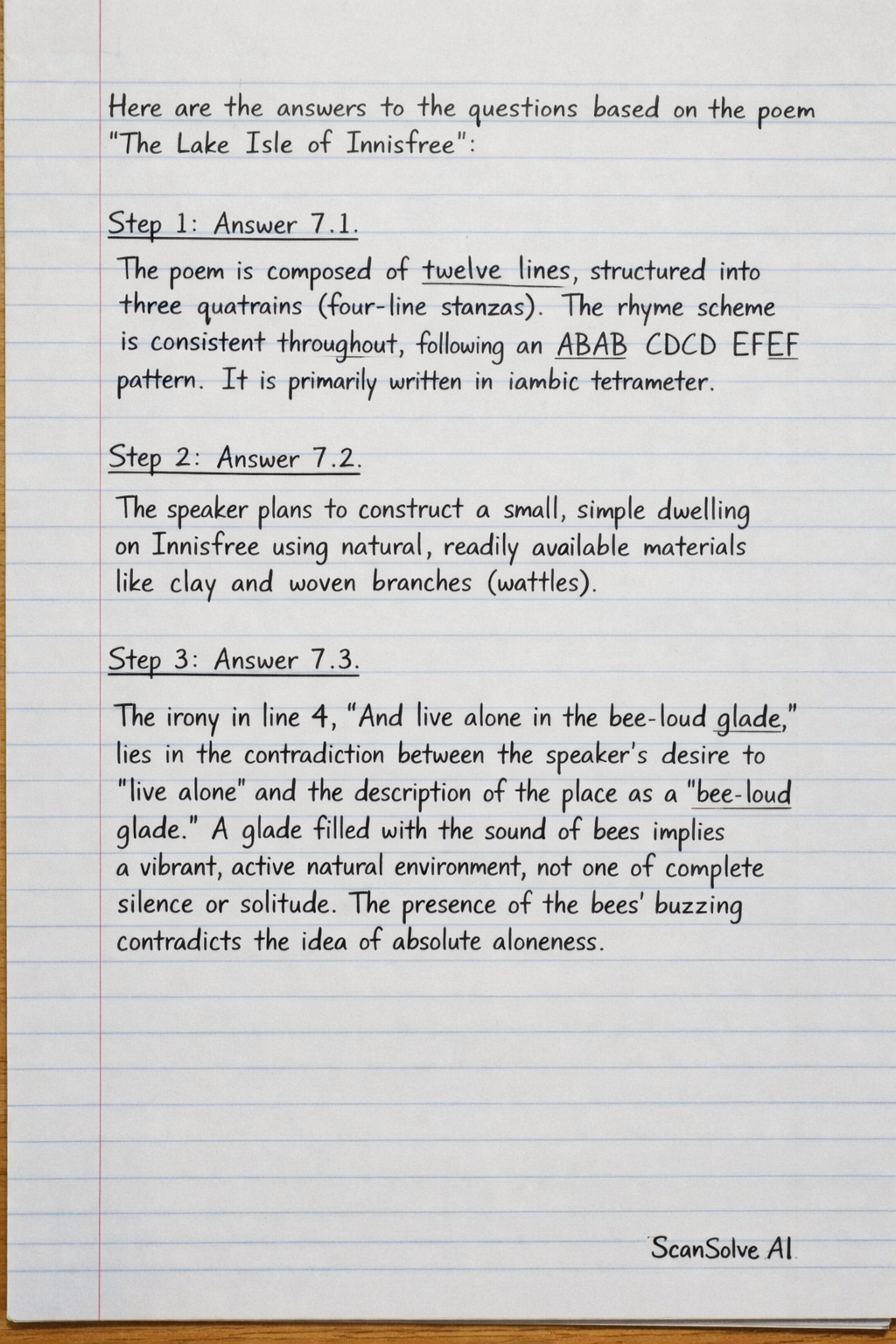 Handwritten step-by-step solution preview