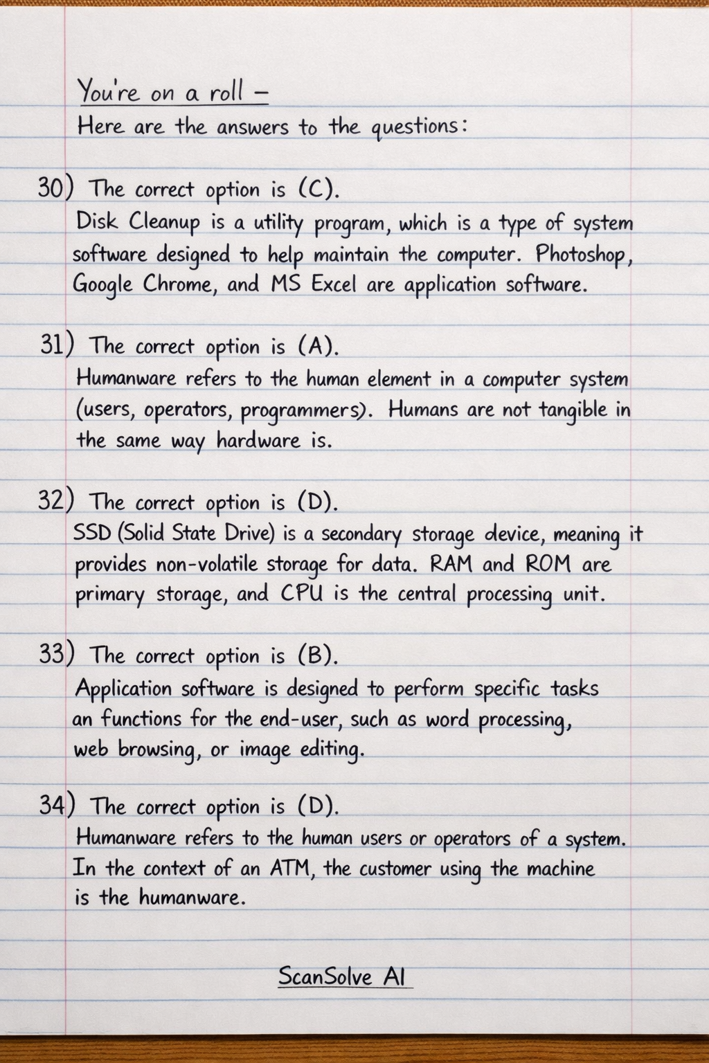Handwritten step-by-step solution preview