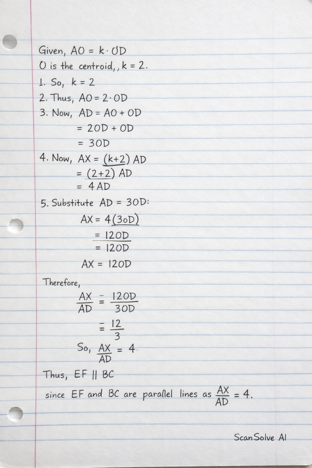 Handwritten step-by-step solution preview