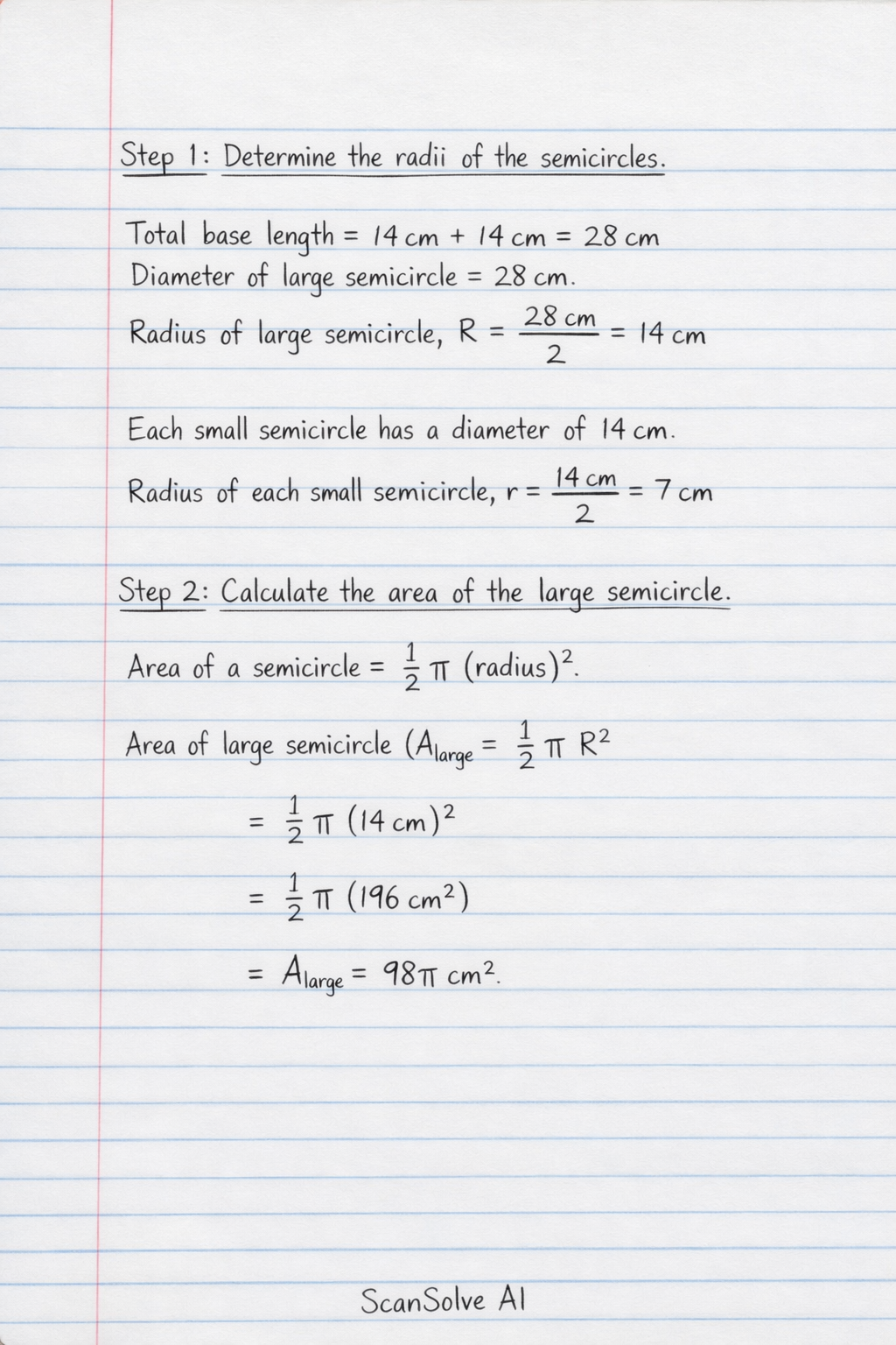Handwritten step-by-step solution preview
