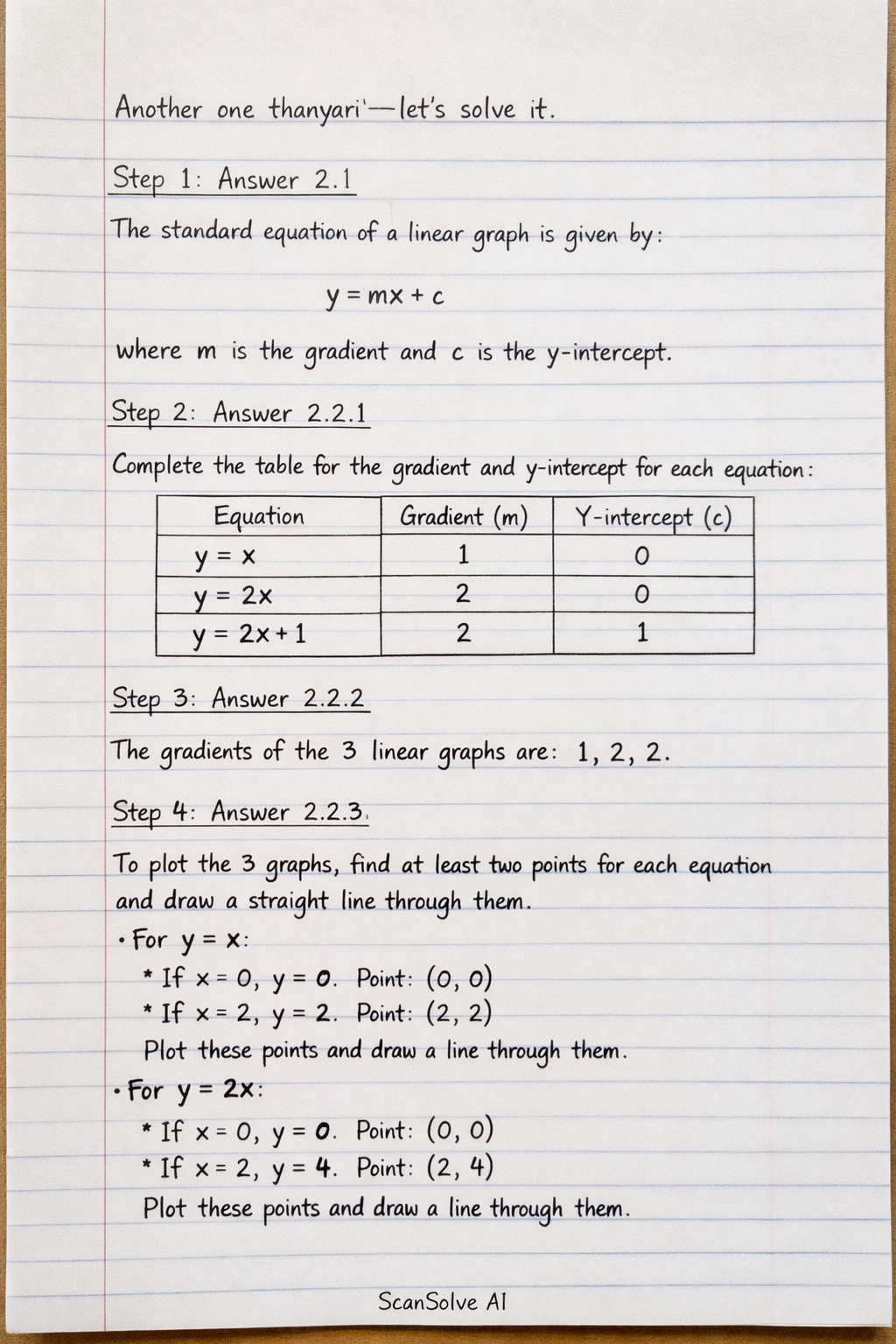 Handwritten step-by-step solution preview