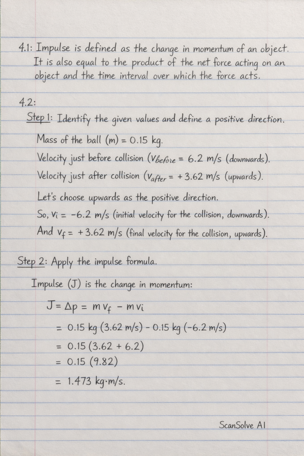 Handwritten step-by-step solution preview