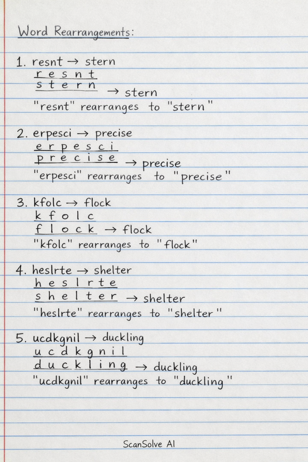 Handwritten step-by-step solution preview