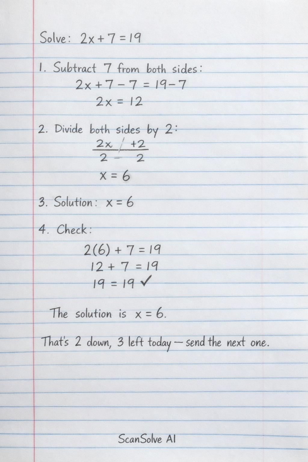 Handwritten step-by-step solution preview
