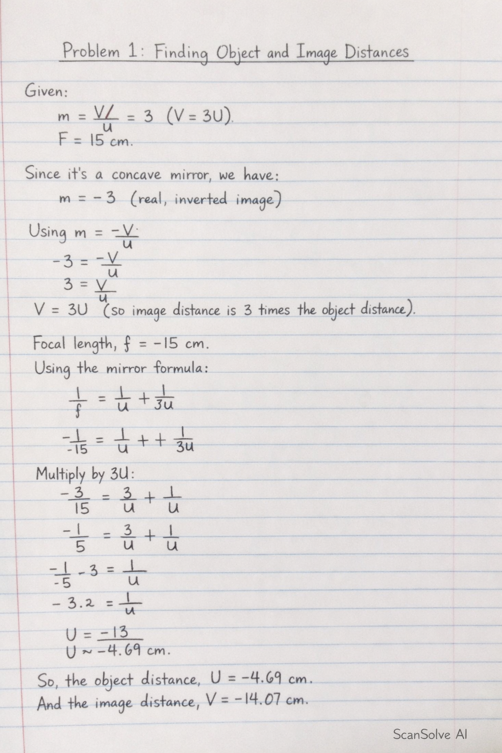 Handwritten step-by-step solution preview