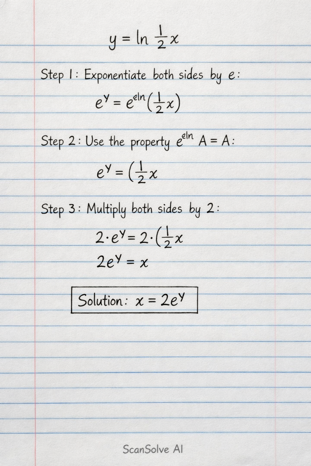 Handwritten step-by-step solution preview