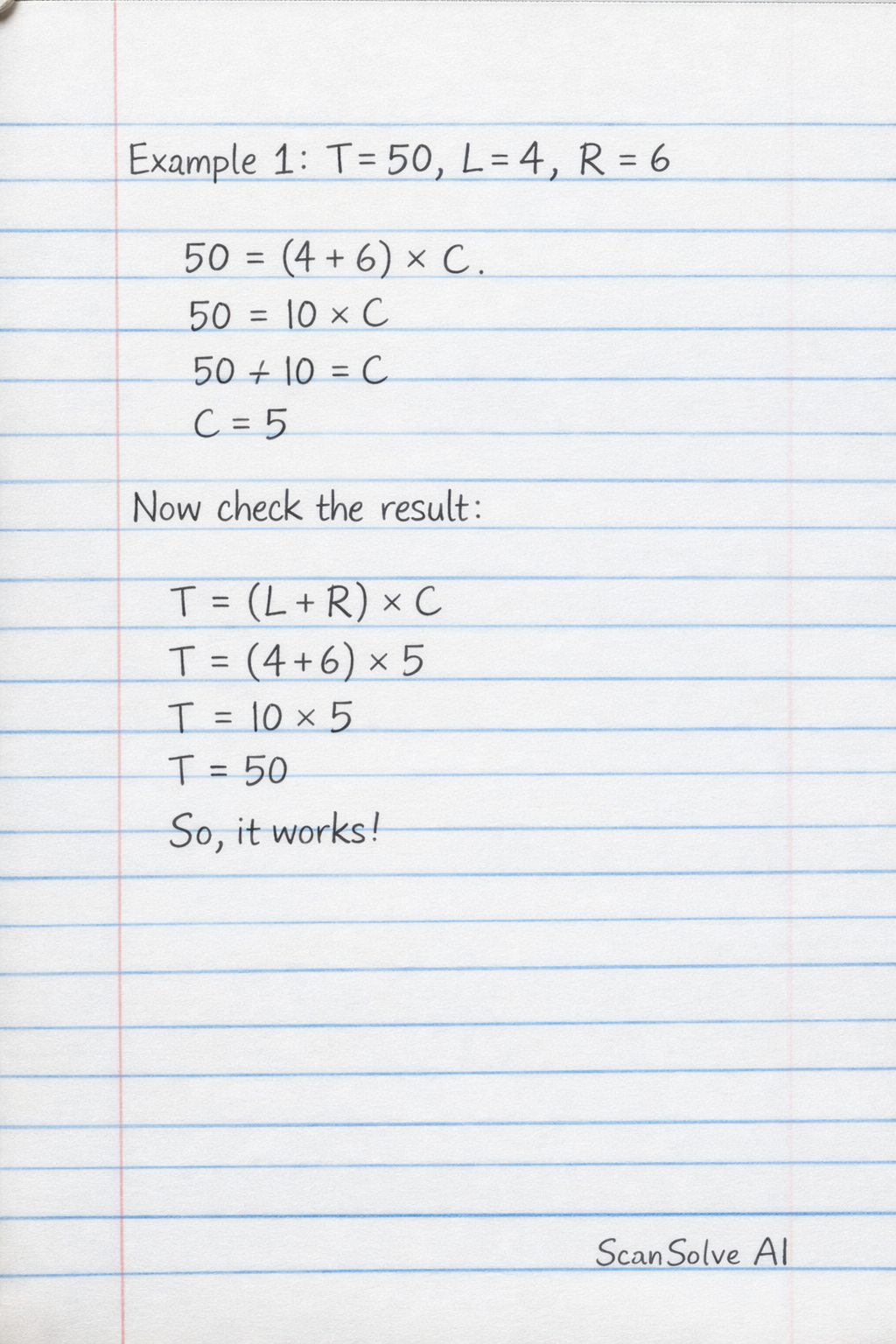 Handwritten step-by-step solution preview