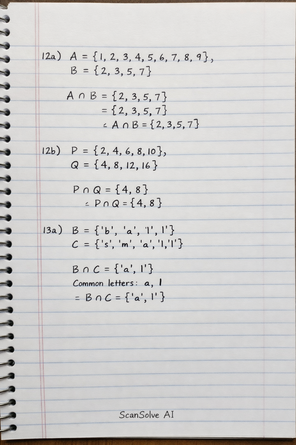Handwritten step-by-step solution preview