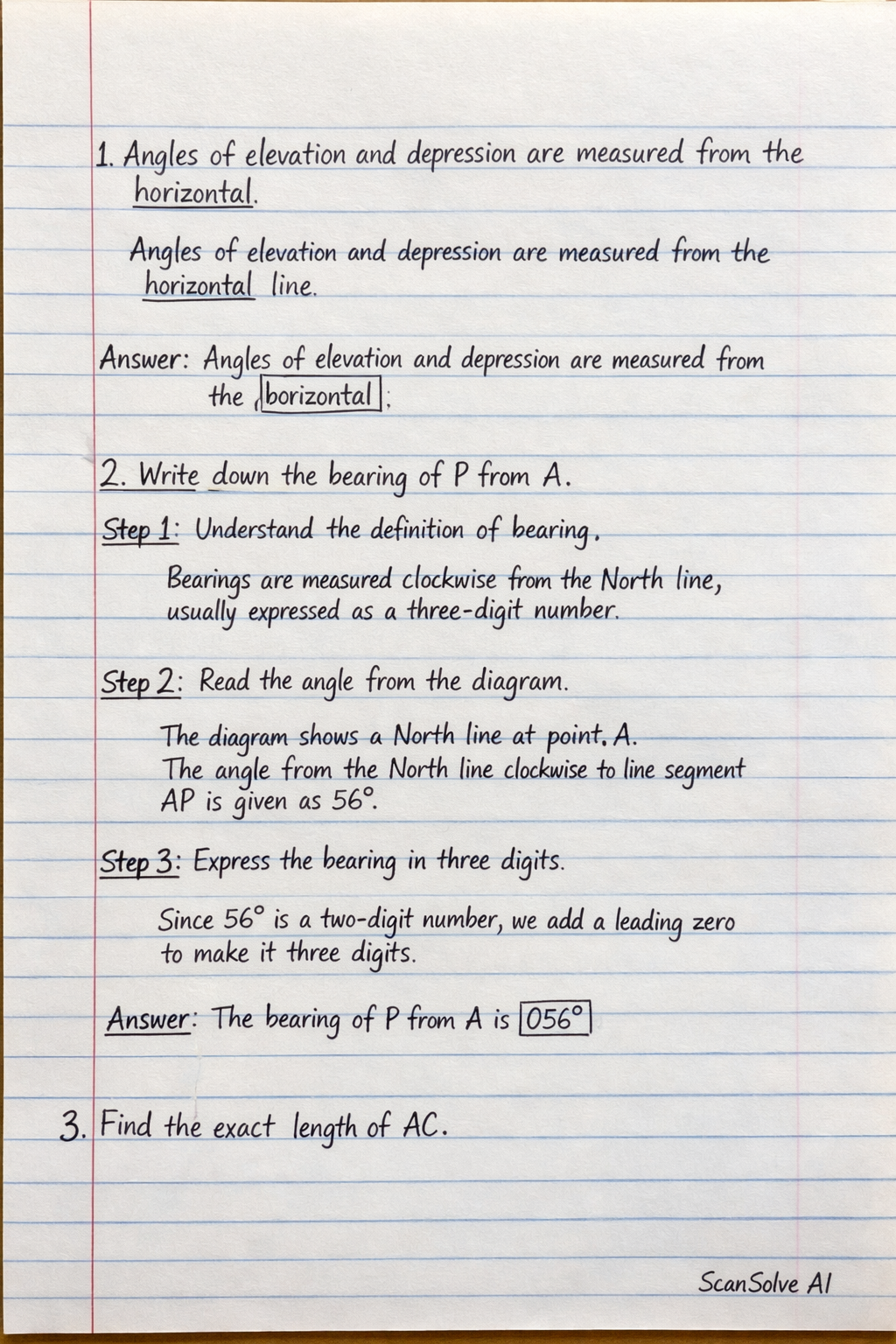 Handwritten step-by-step solution preview