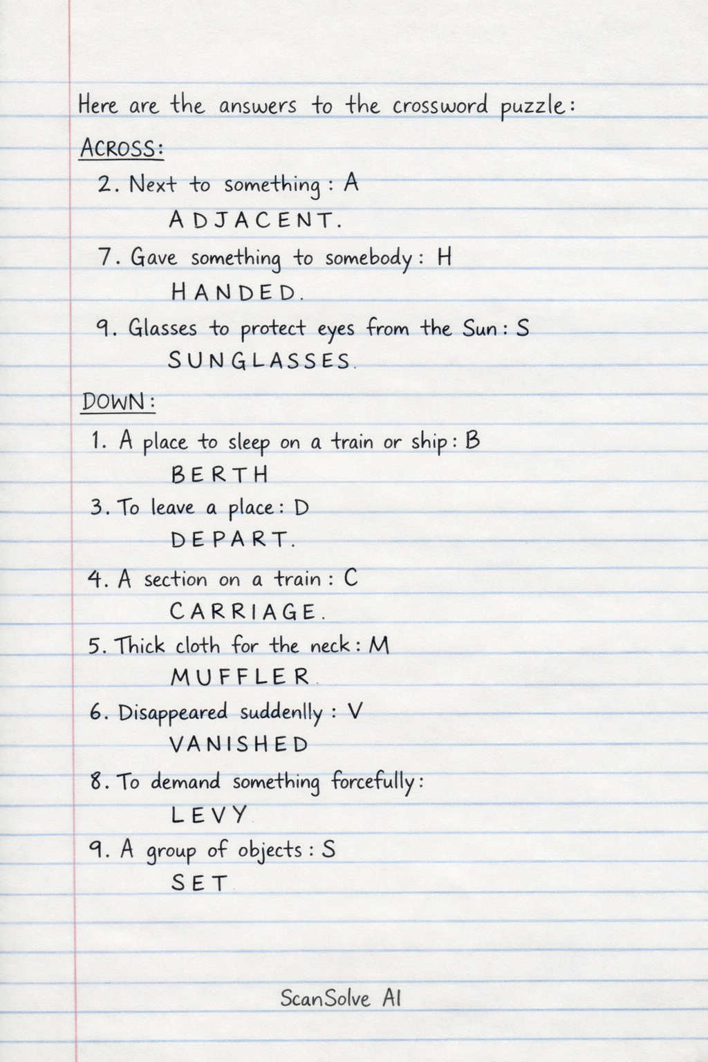Handwritten step-by-step solution preview