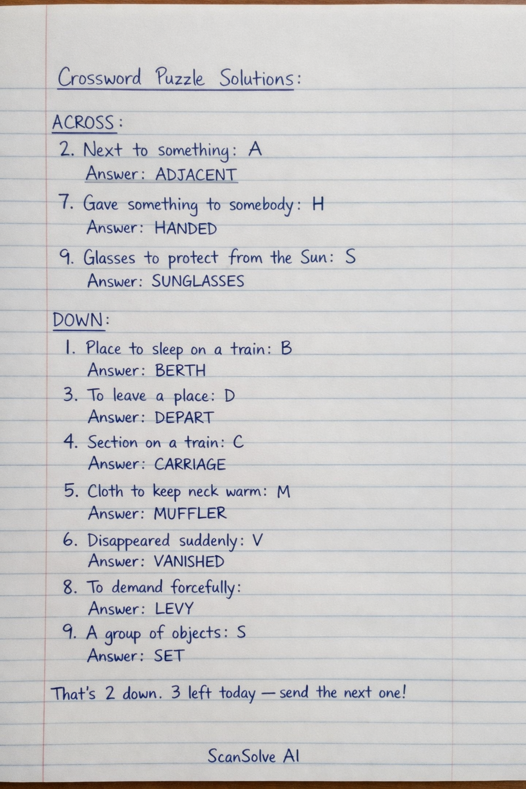 Handwritten step-by-step solution preview