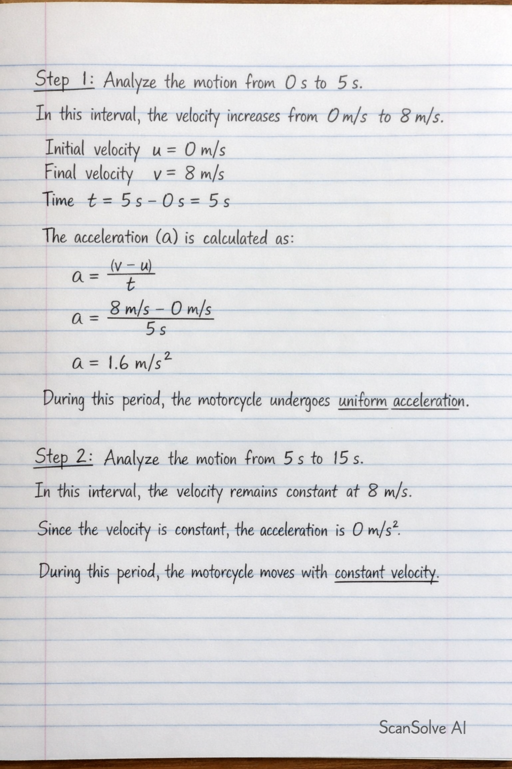 Handwritten step-by-step solution preview