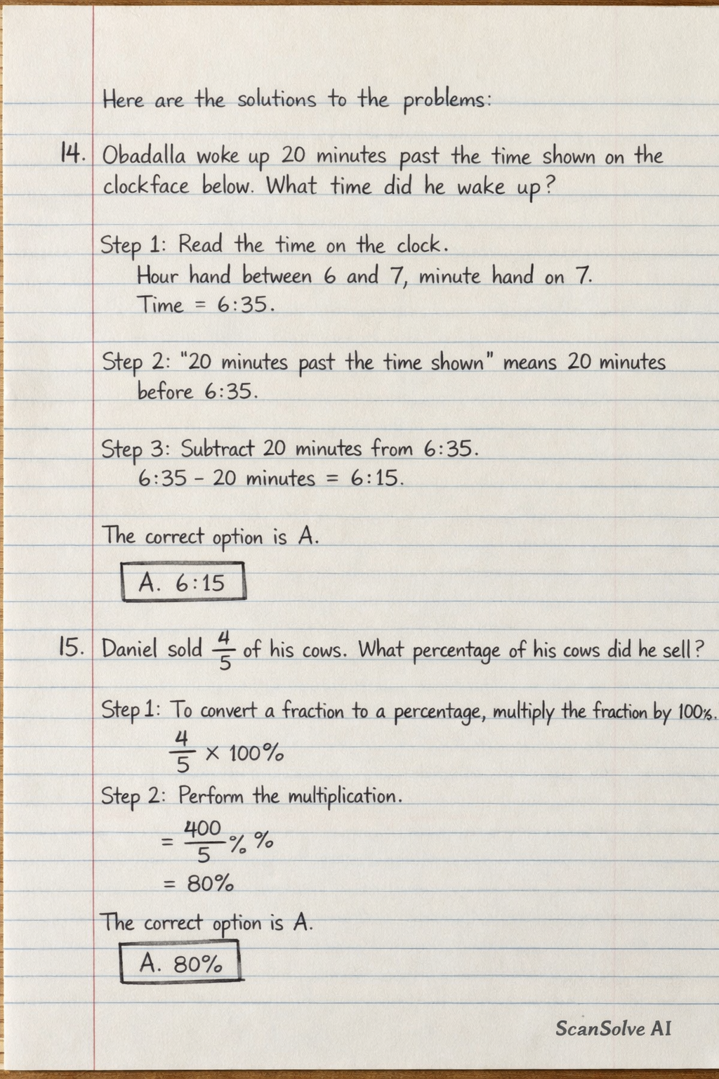 Handwritten step-by-step solution preview