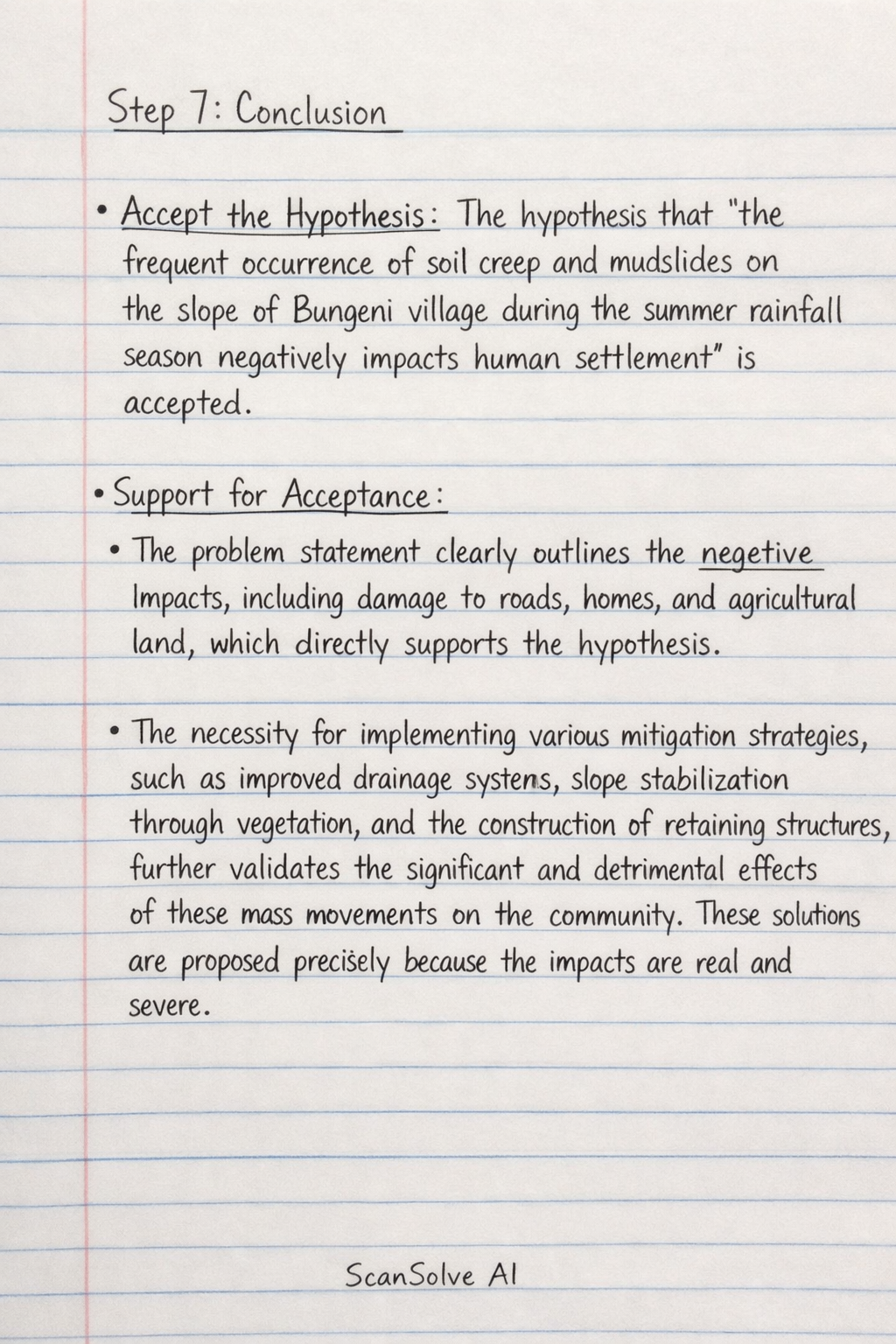 Handwritten step-by-step solution preview
