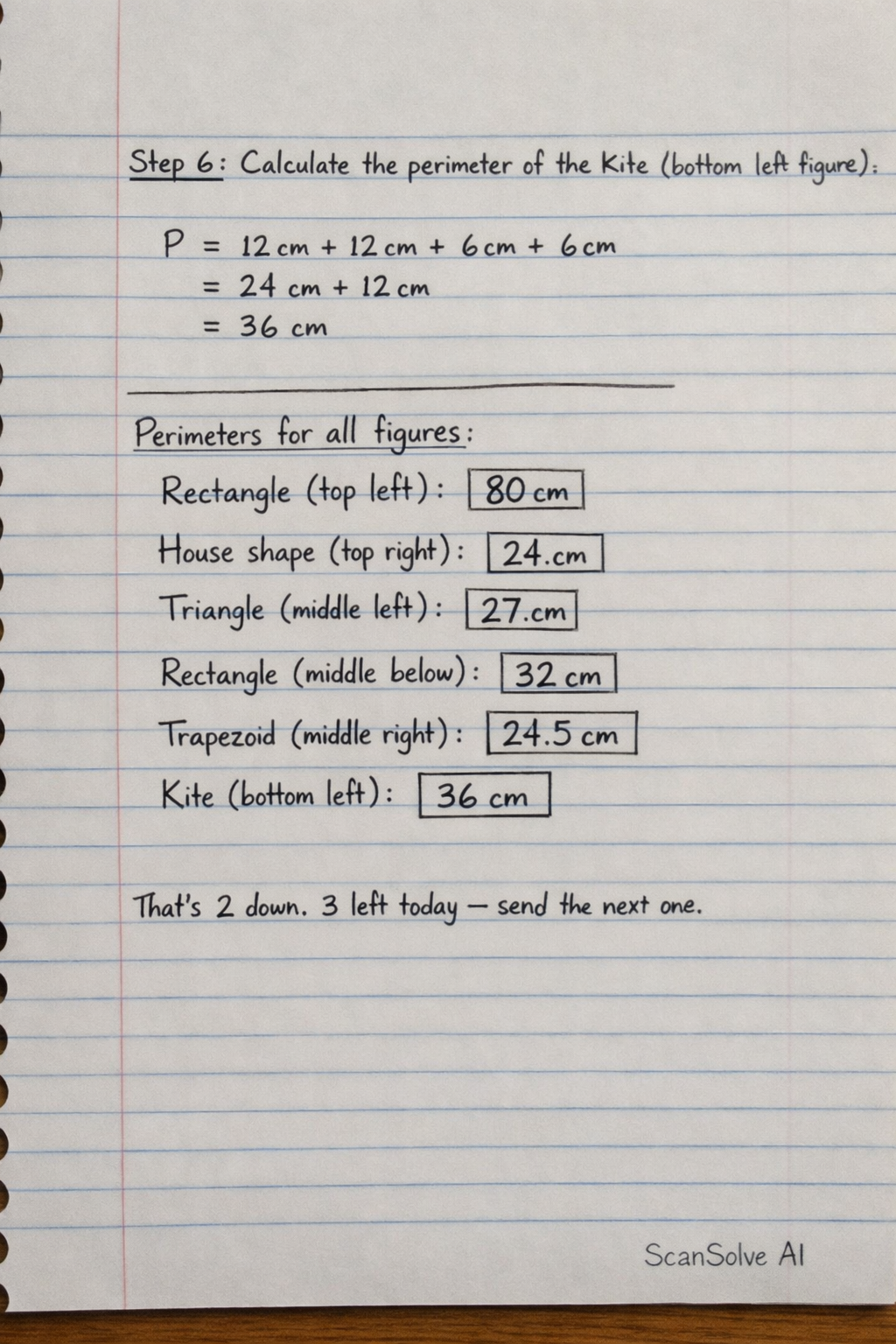 Handwritten step-by-step solution preview