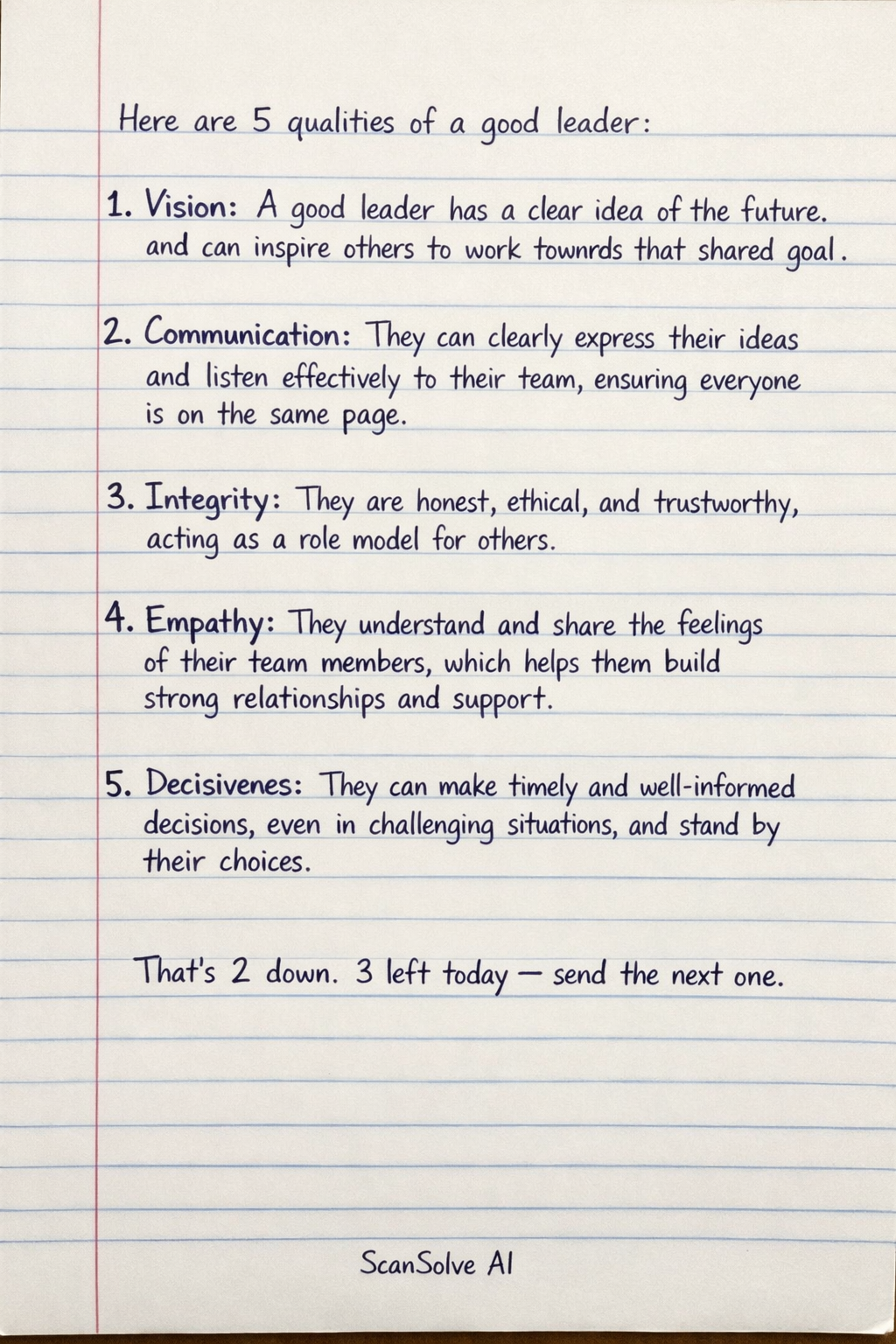 Handwritten step-by-step solution preview